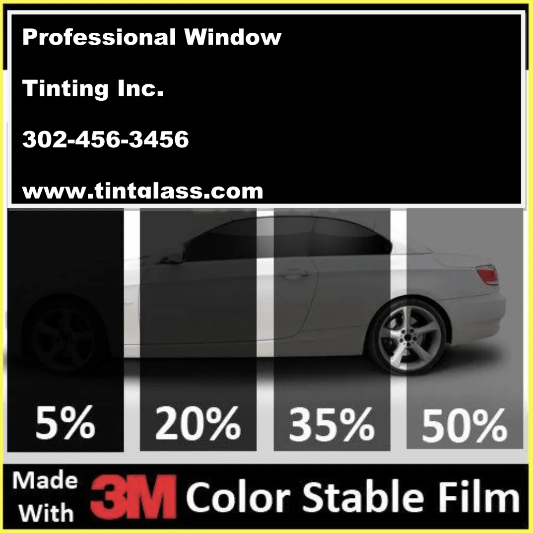 Car Window Tint Chart