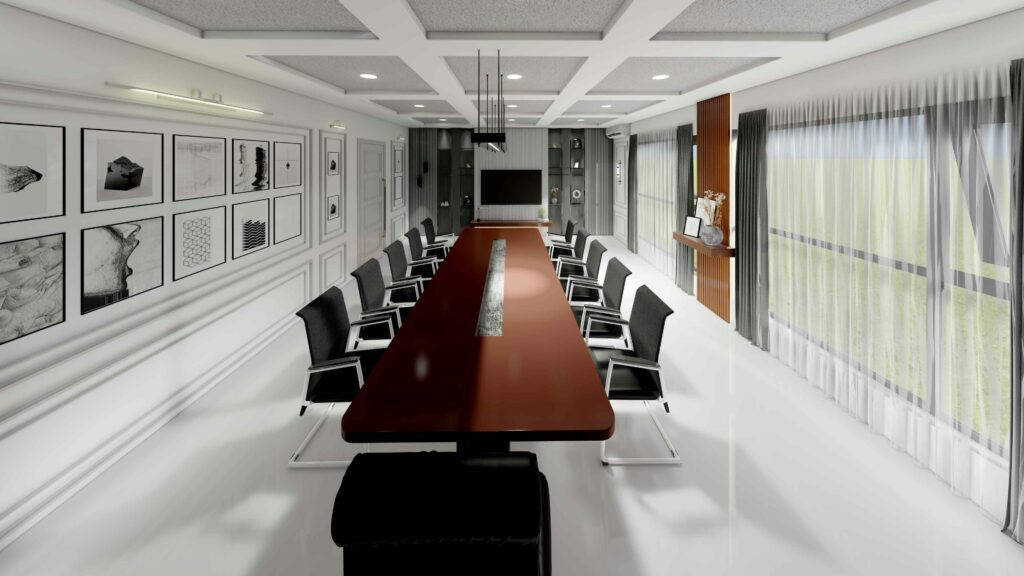 Conference Room with Organic Window Film